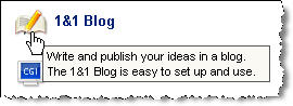 Blog de WordPress dans le hosting de 1&1